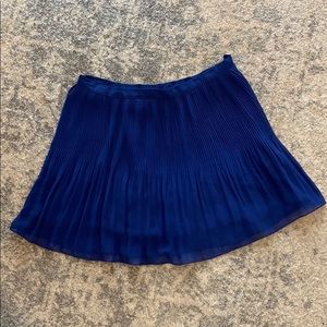Royal blue mini skirt. Size small